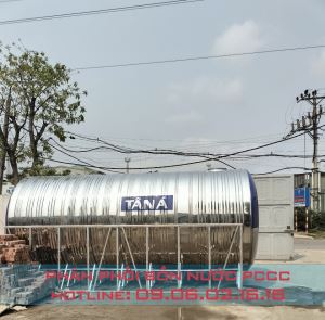Bồn inox 20m3 cấp công trình PCCC tại Hải Phòng