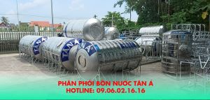 Giá bồn nước inox 300 lít Tân Á Đại Thành